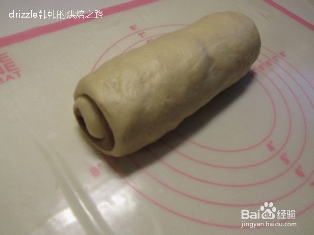 可可双色卷面包——使用天然酵母制作