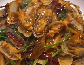 辣炒蛏子的做法