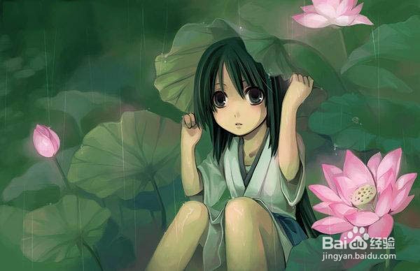 PS特效诗意插图