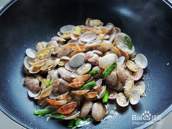 蒜香花甲的做法