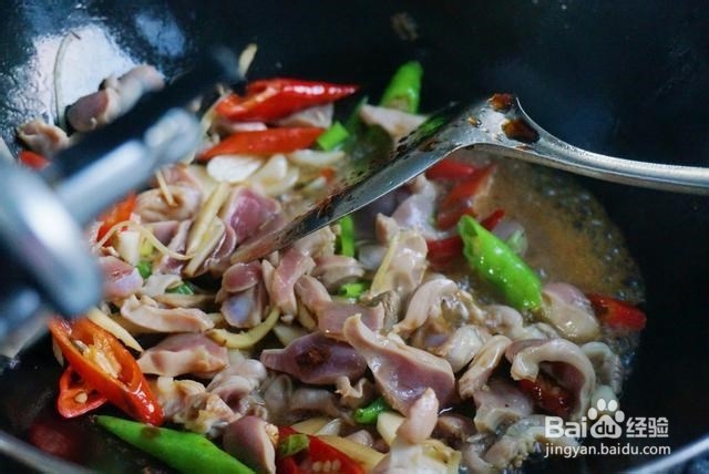 清爽可口又开胃炒鸡胗