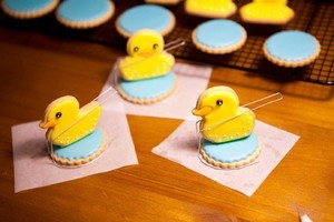 立体小鸭子糖霜饼干