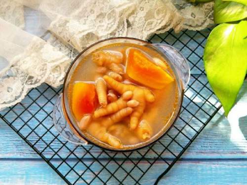 木瓜花生鸡爪汤 百度经验