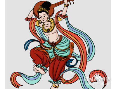 敦煌飞天怎么画?