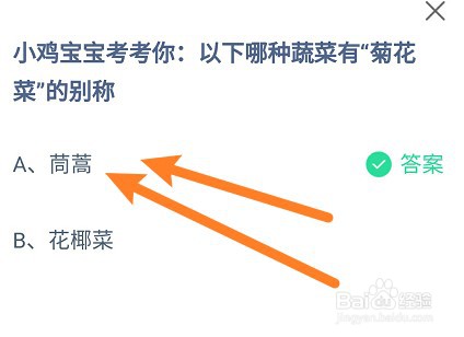 以下哪种蔬菜有“菊花菜