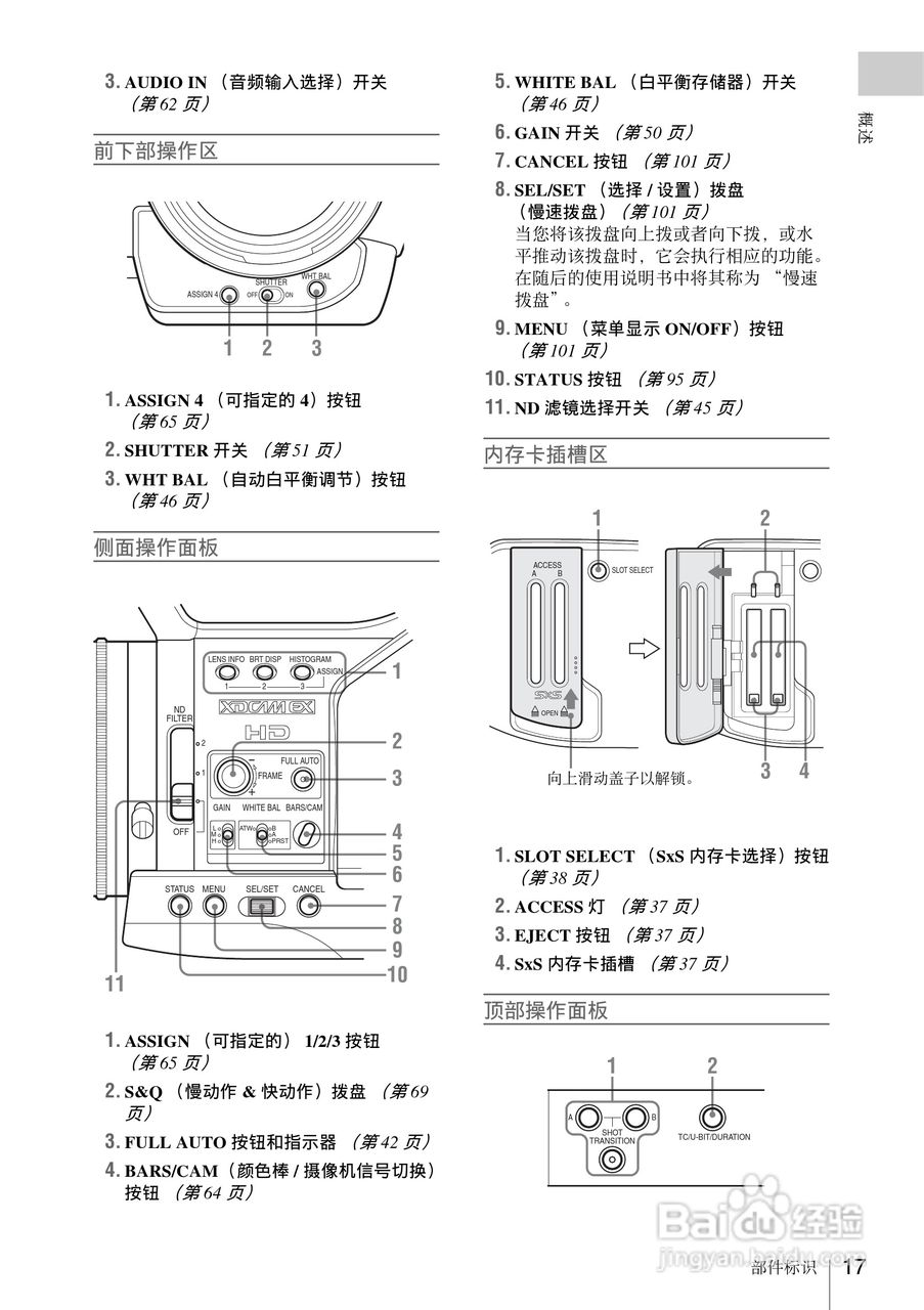 索尼PMW-EX3数码摄像机使用说明书:[2]