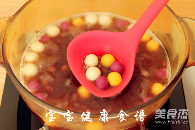 多彩汤圆  宝宝健康食谱
