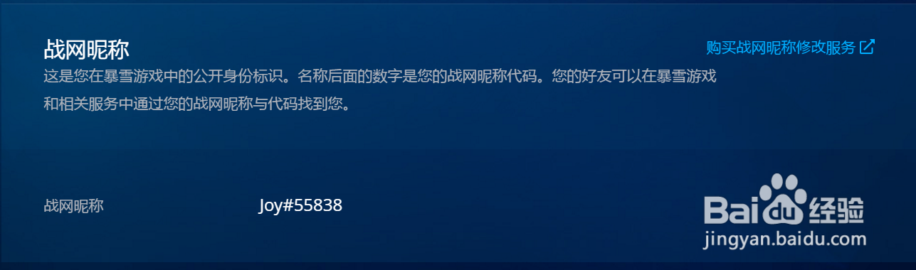 暴雪战网怎么改名