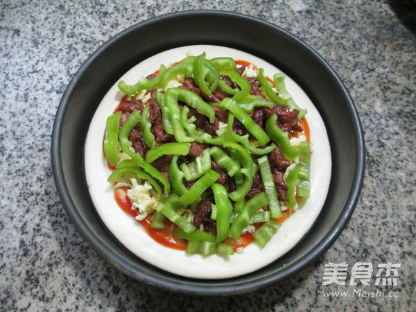 尖椒牛肉丝披萨