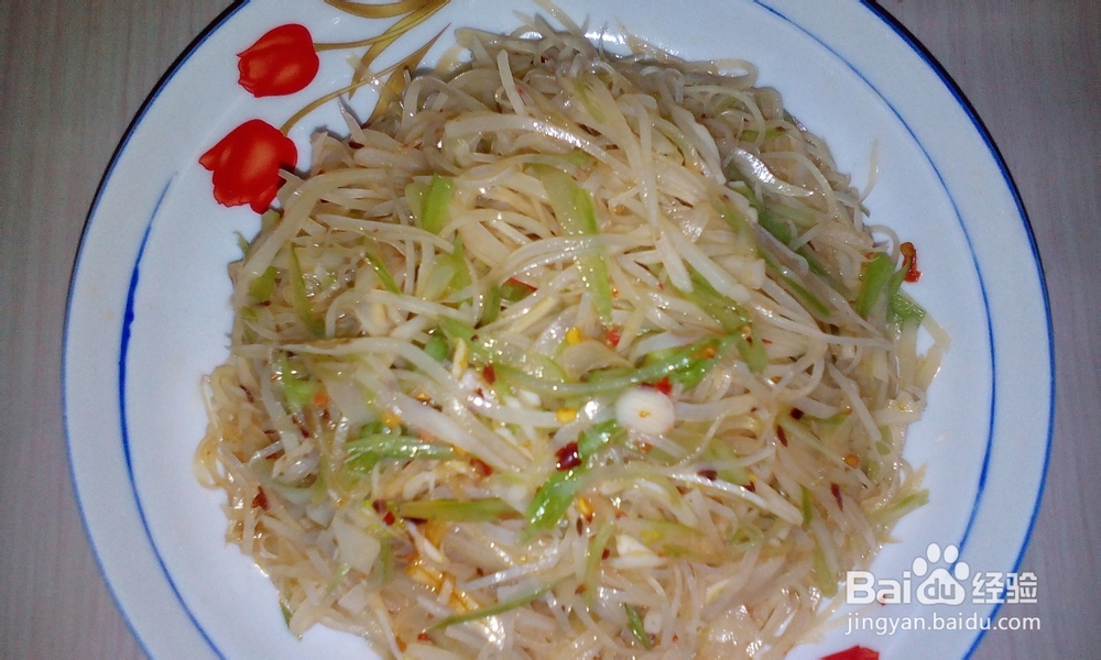 爽口开胃凉拌土豆丝的详细做法