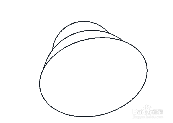 简笔画系列之飞碟的画法