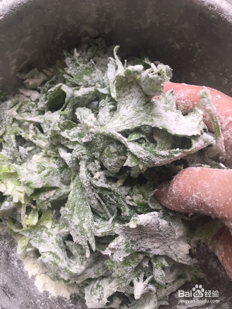 没那么讲究的蒸芹菜叶