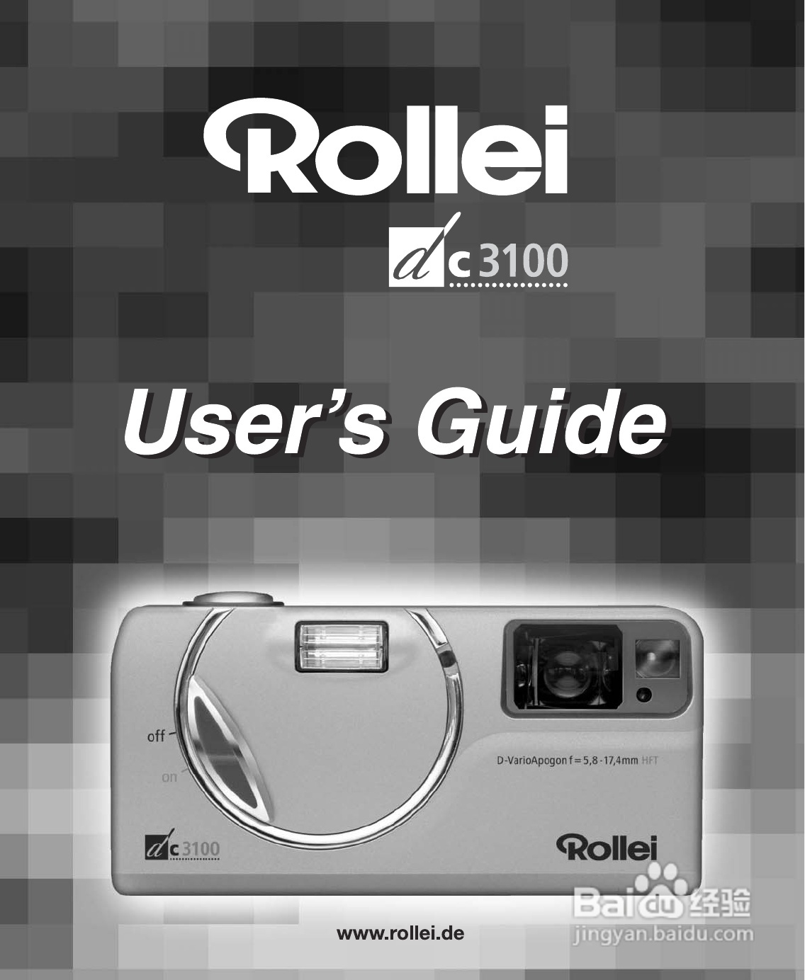 Rollei dc3100型数码相机说明书:[1]