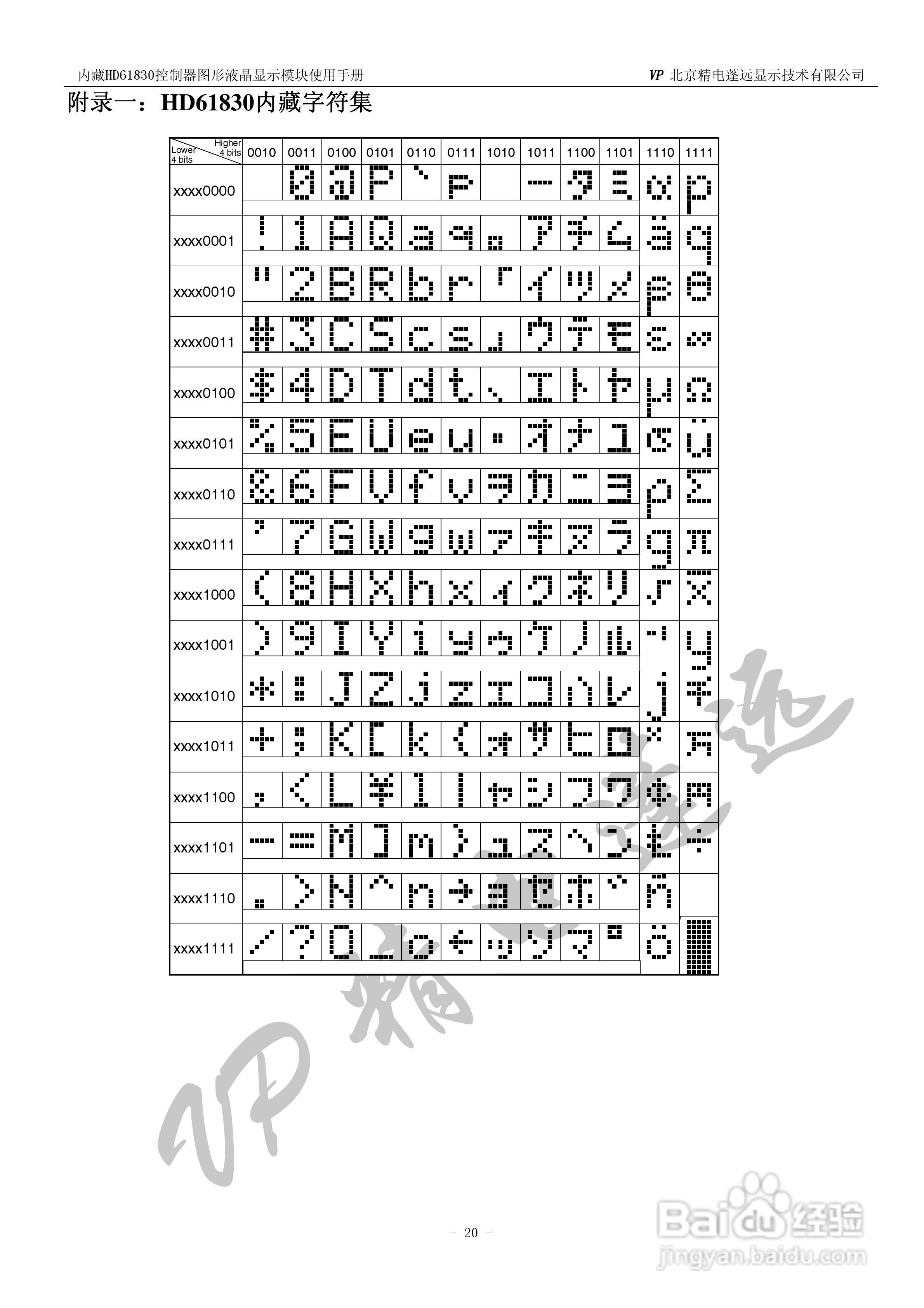 HD618300控制器图形液晶显示模块使用手册:[3]