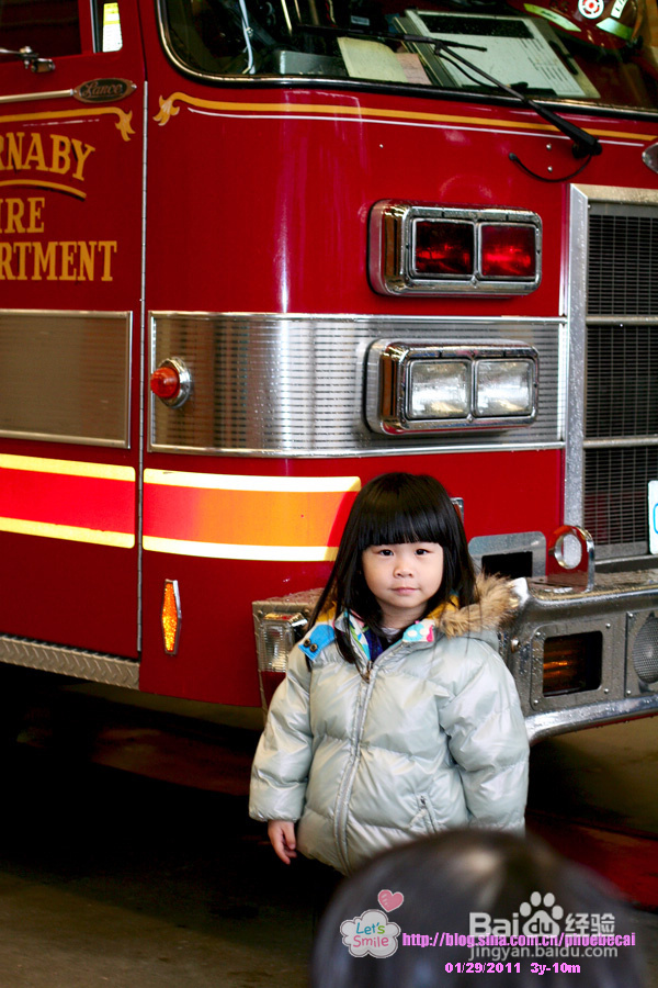 幼儿园活动：参观温哥华消防局