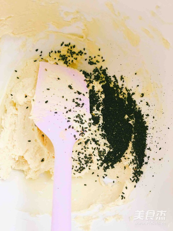 黑芝麻曲奇饼干