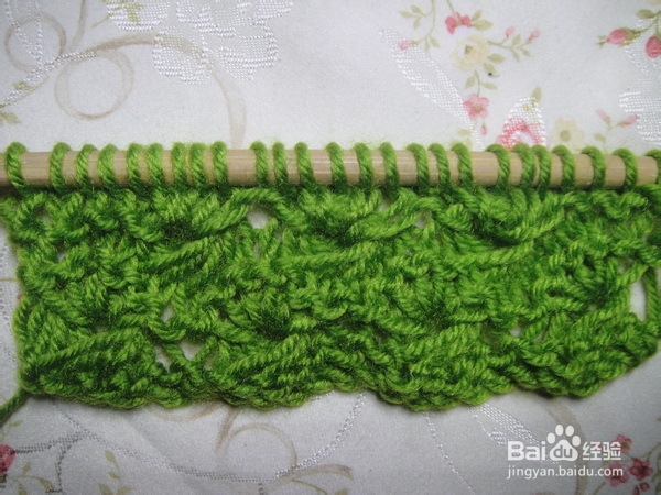 围巾织法——太阳花详细图解