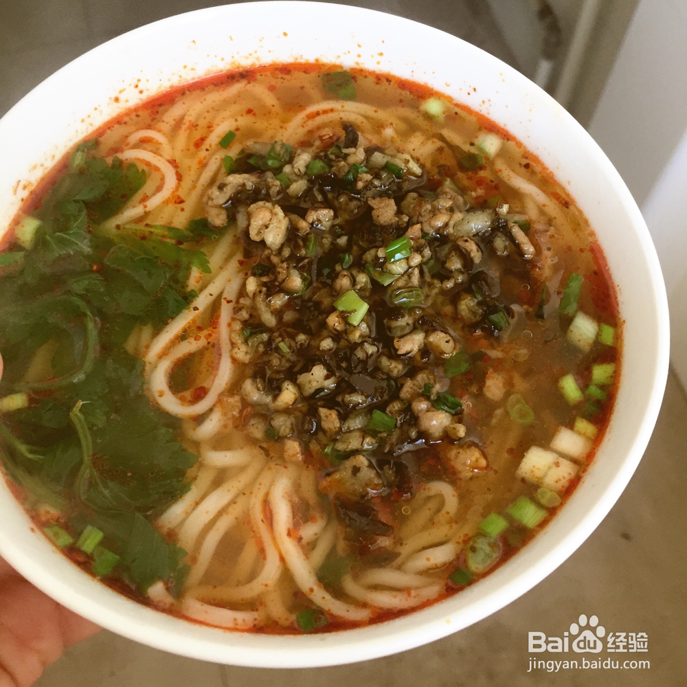 教你怎么做肉末橄榄菜面
