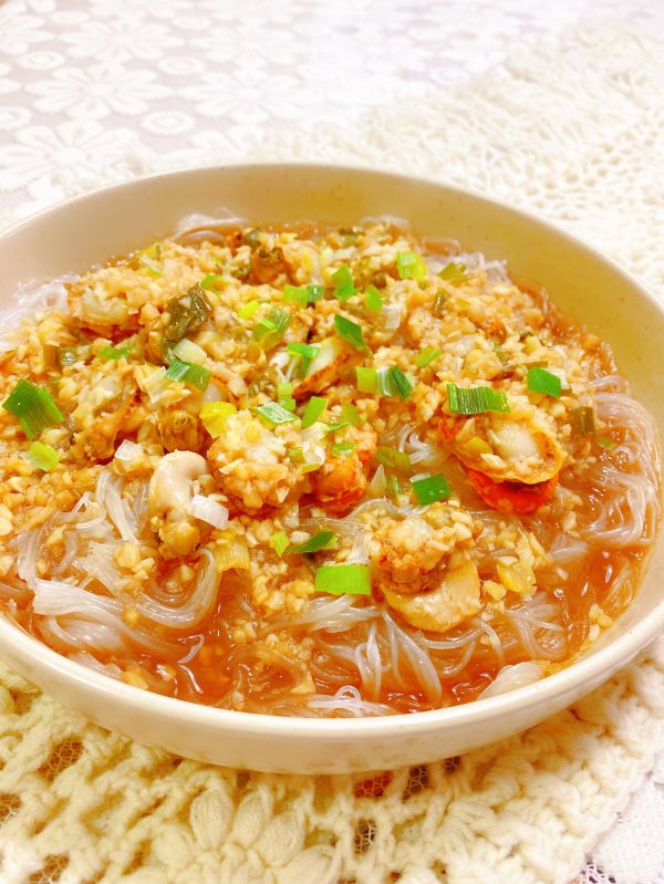 蒜蓉粉丝蒸扇贝肉