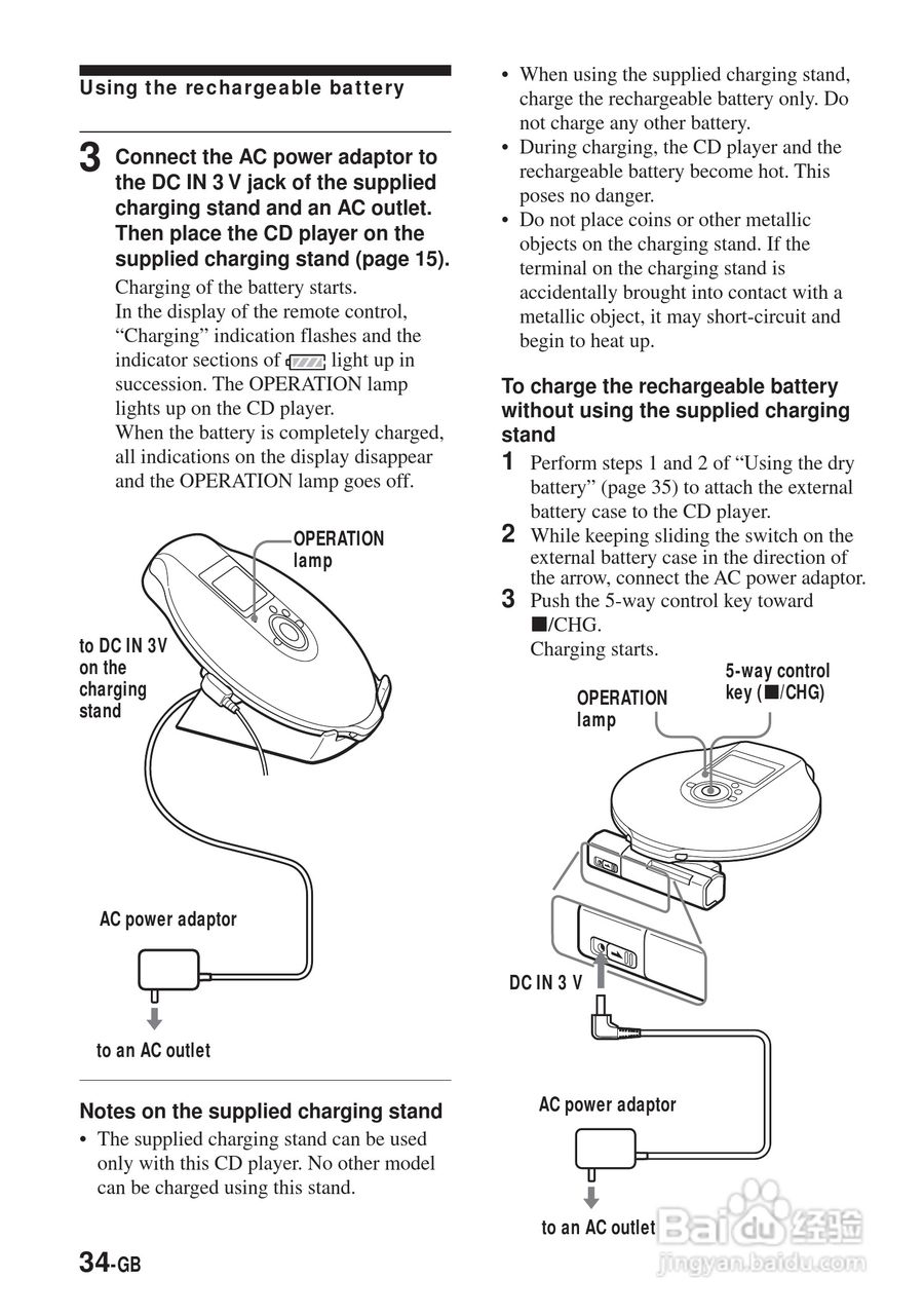 SONY DNE900LS随身听使用说明书:[4]