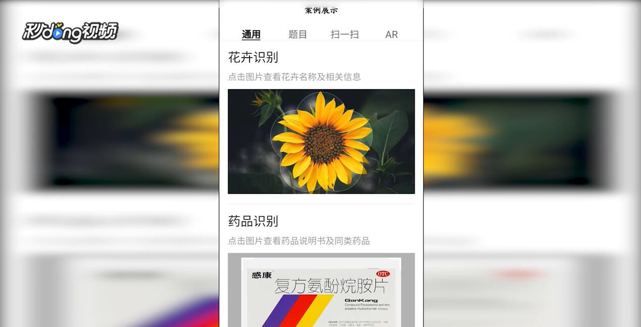 百度app中如何查看图片搜索案例展示