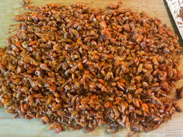 韭菜肉虾米饺子