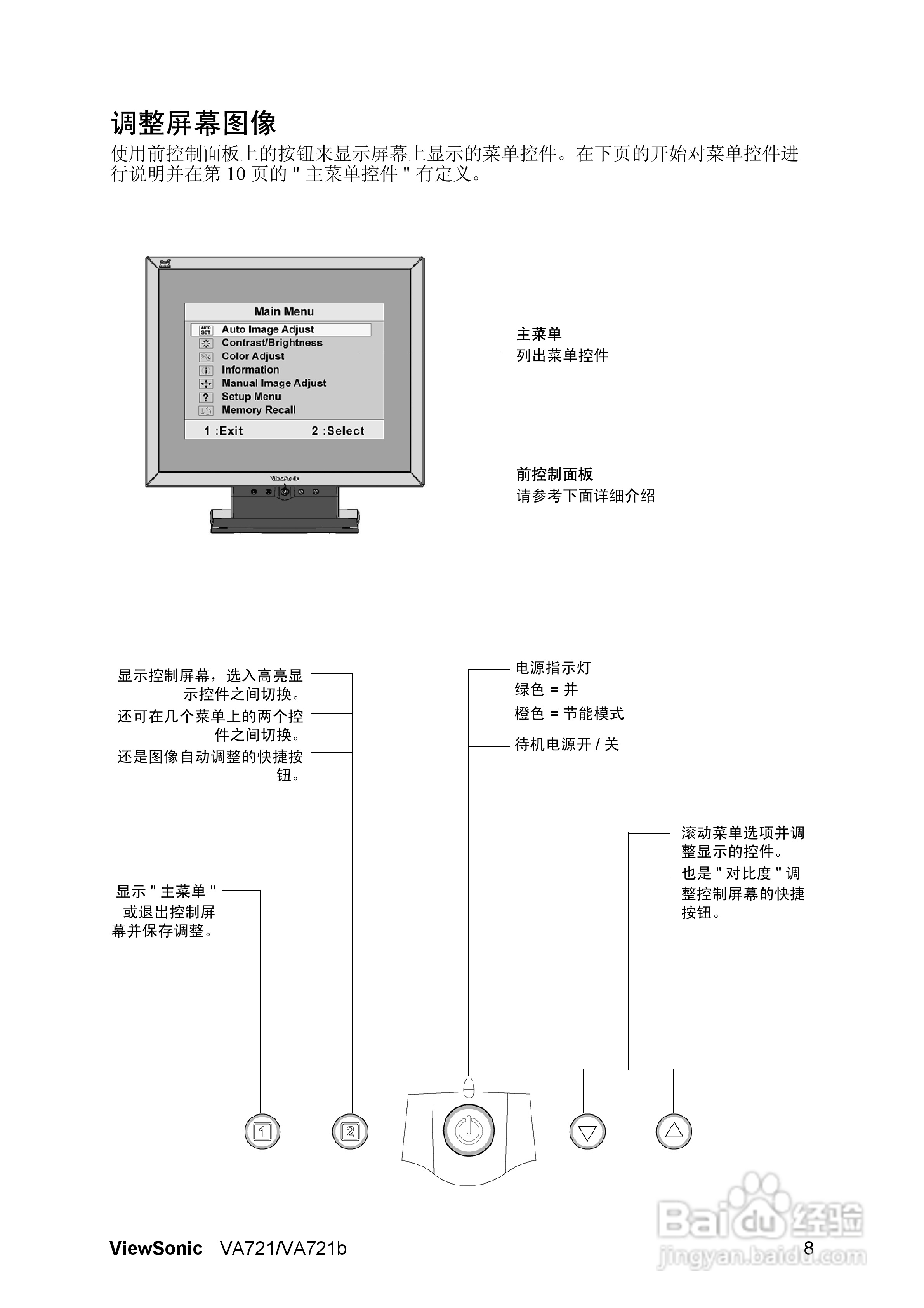 优派VA721B液晶显示器使用说明书:[2]