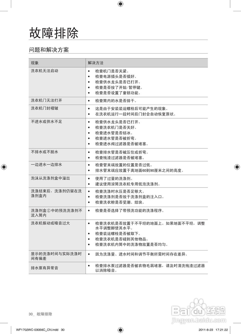三星XQG80-1802WPY洗衣机使用说明书:[3]