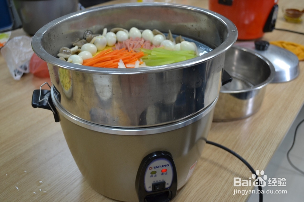 清淡电锅菜之椰汁浇丝蛋