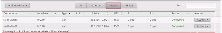 ER搭配unifi控制器实现UAP多个SSID对应不同vlan