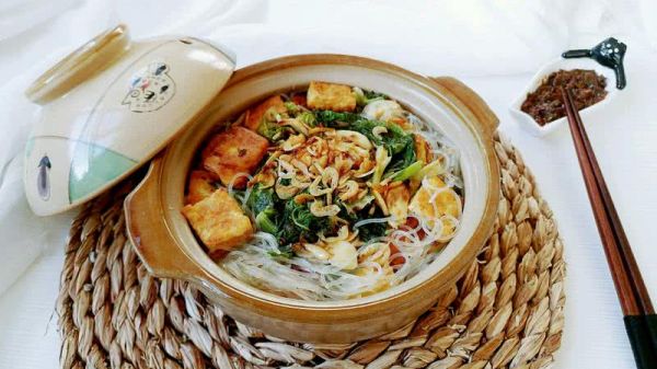 白菜豆腐粉丝虾