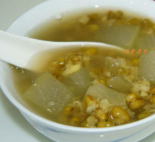 夏季养生食谱-----冬瓜绿豆汤