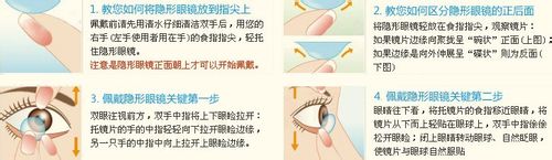 初戴隐形眼镜的方法