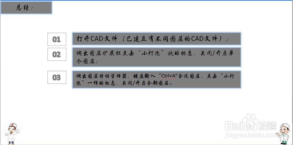 五秒钟教你,CAD如何关闭及开启图层!