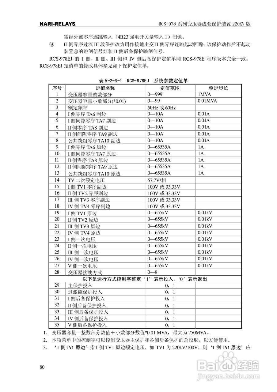 RCS-978系列变压器成套保护装置220kV版技术说明书:[9]