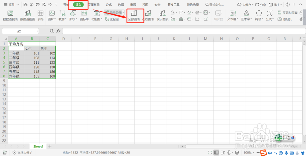 如何应用WPS中插入图表详解