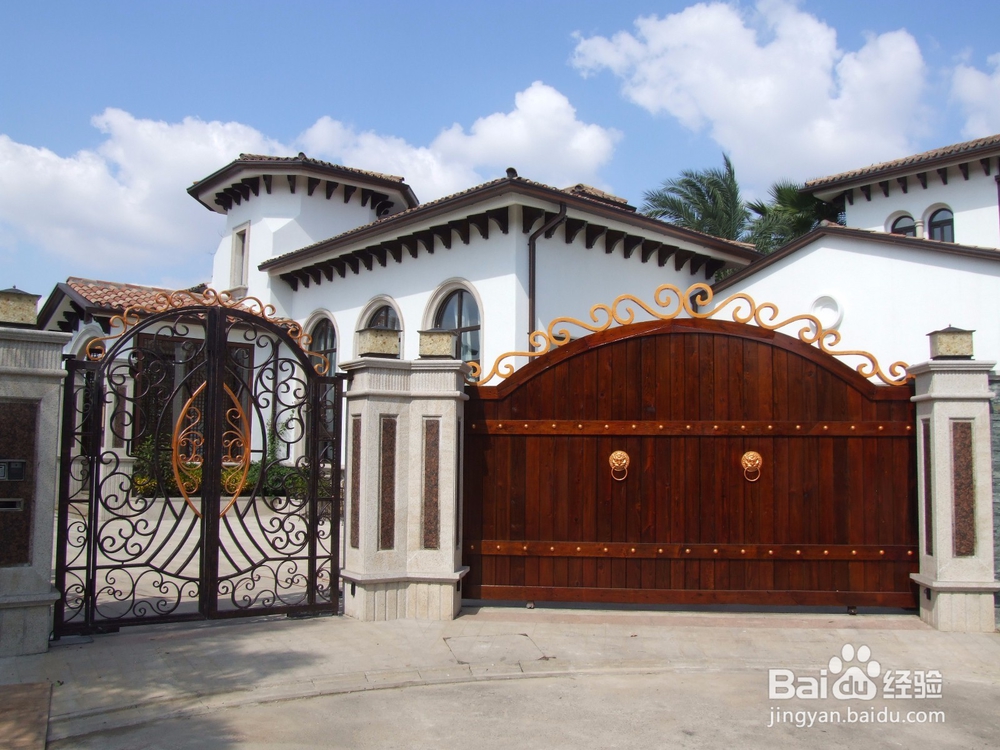 别墅铁艺大门加工经验