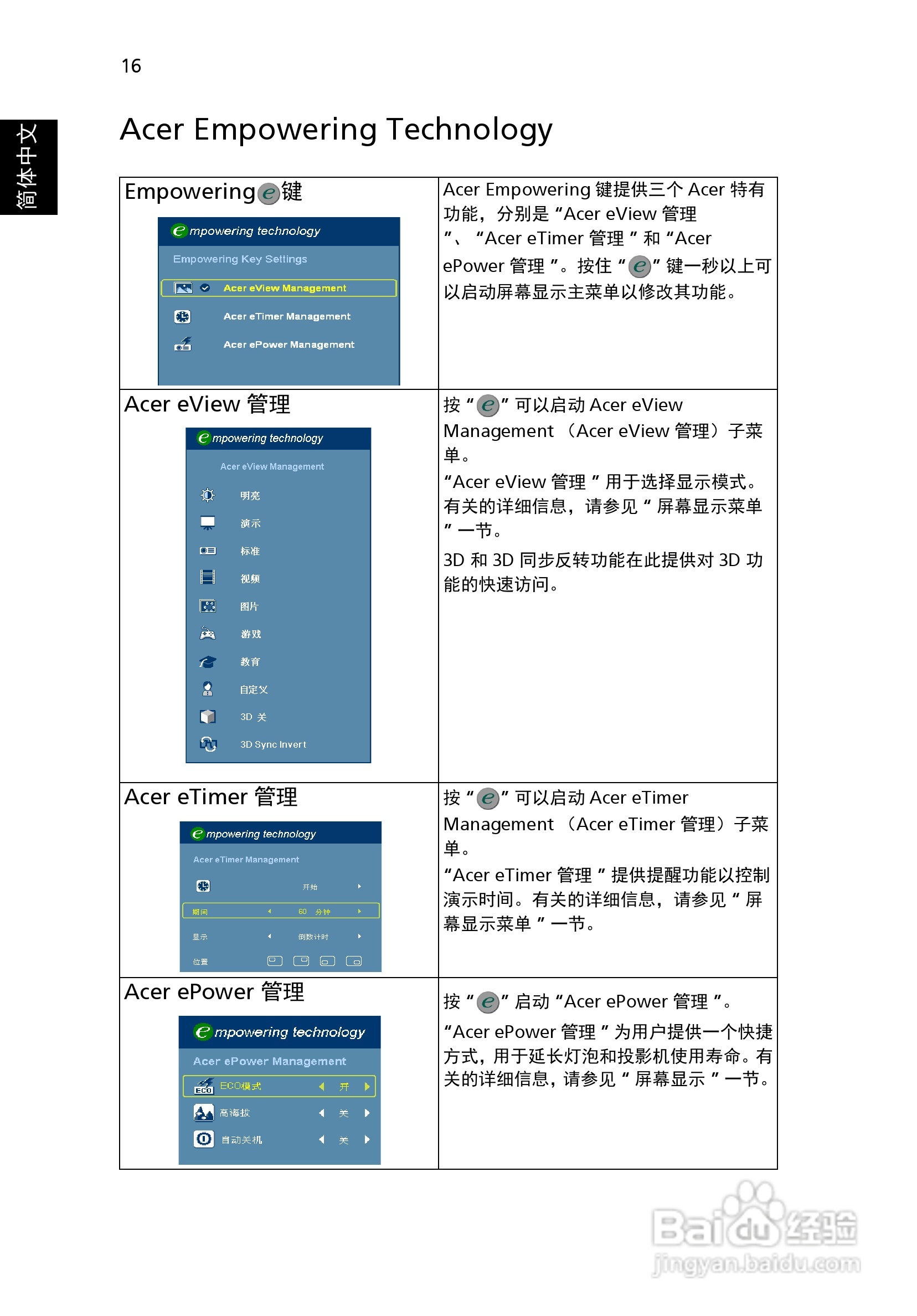 Acer X1161PA投影机使用说明书:[3]