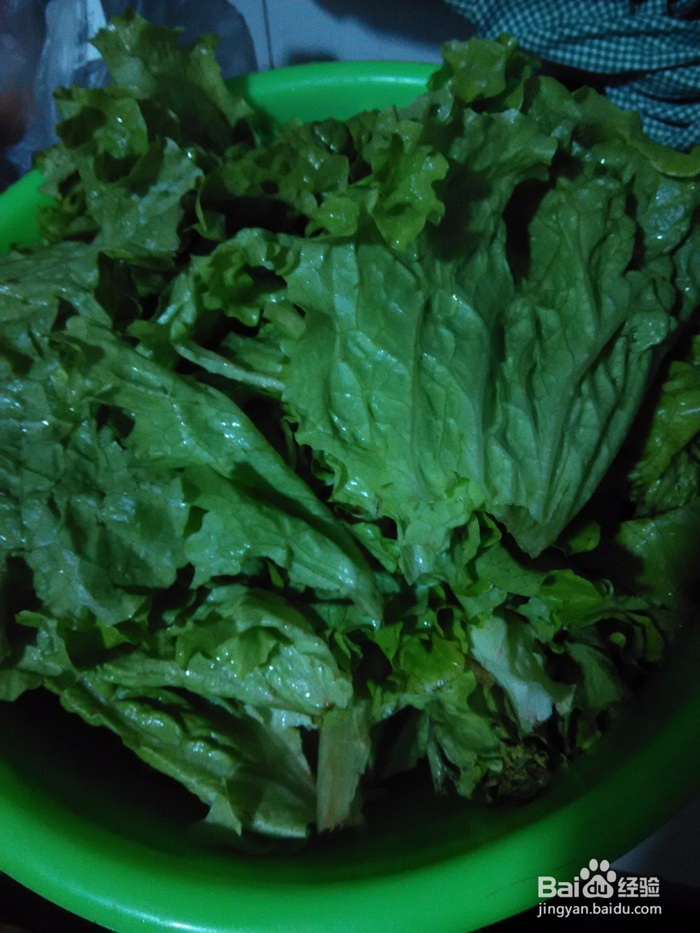 家常炒新鲜生菜