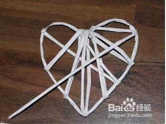 手工立体心形折纸编织装饰摆件