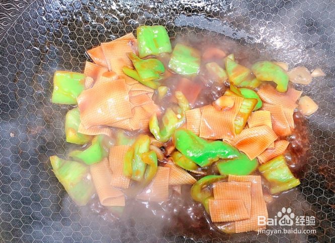 豆皮炒青椒怎么做