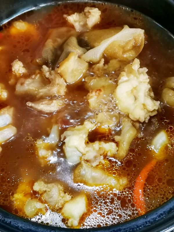 红烧牛蹄筋炖萝卜