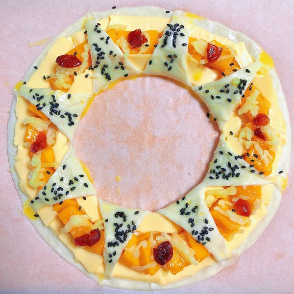 芒果手抓饼披萨