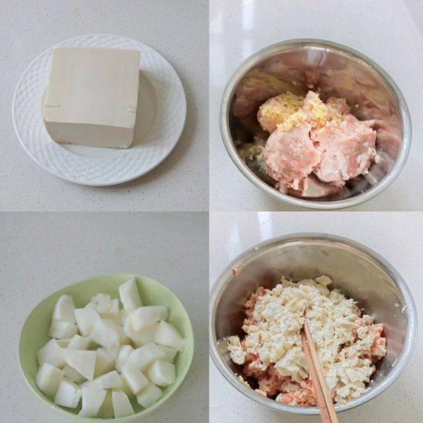 豆腐肉丸子冬瓜汤