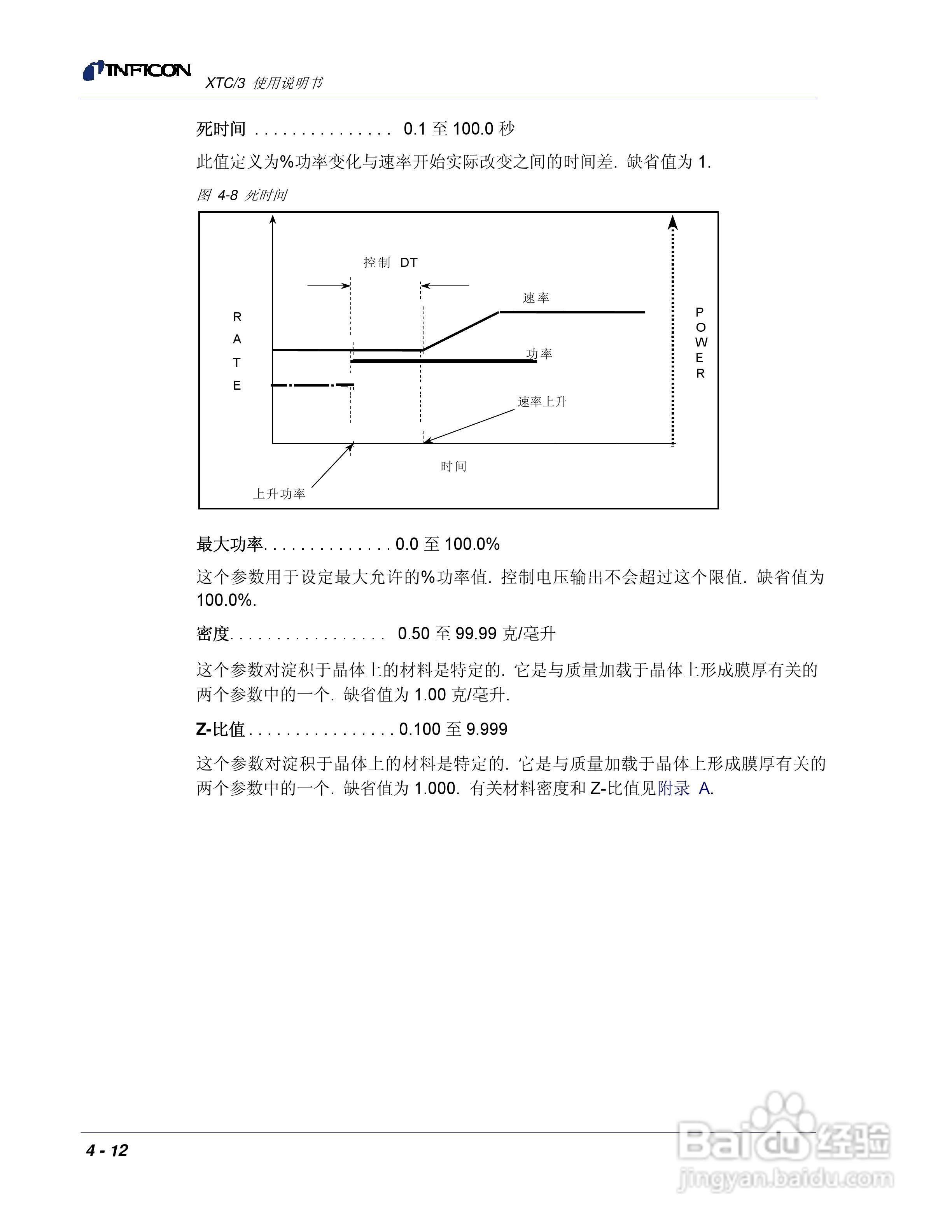 INFICON XTC/3薄膜镀层控制仪使用说明书:[10]