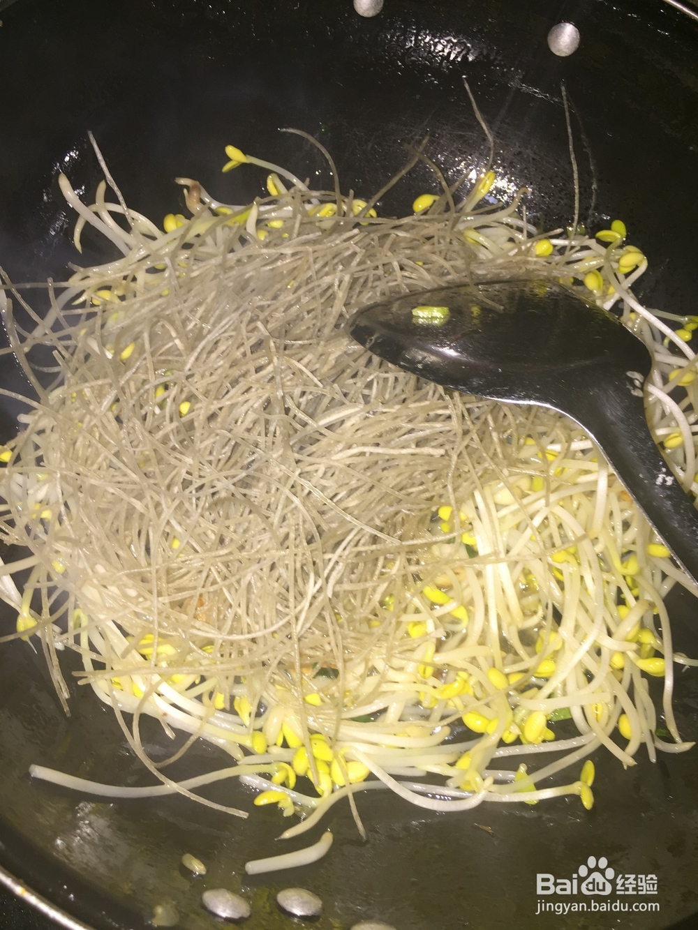 豆芽炒粉丝怎么做香喷喷
