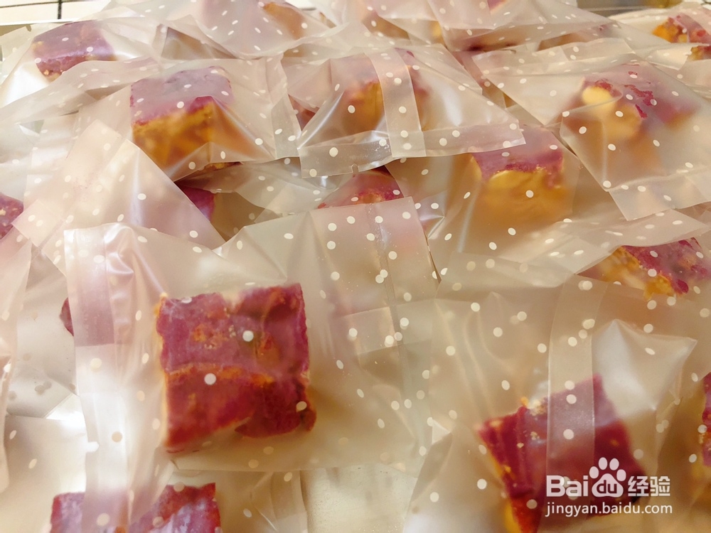 减肥美食紫薯雪花酥