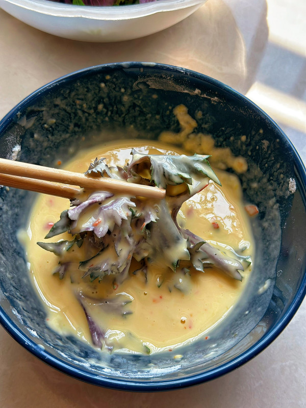 炸紫苏叶花椒叶