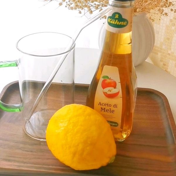 苹果醋柠檬气泡水