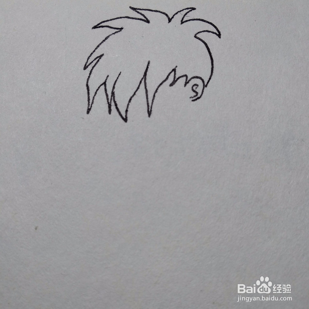 怎么画动画片邋遢大王里的男孩卡通人物简笔画